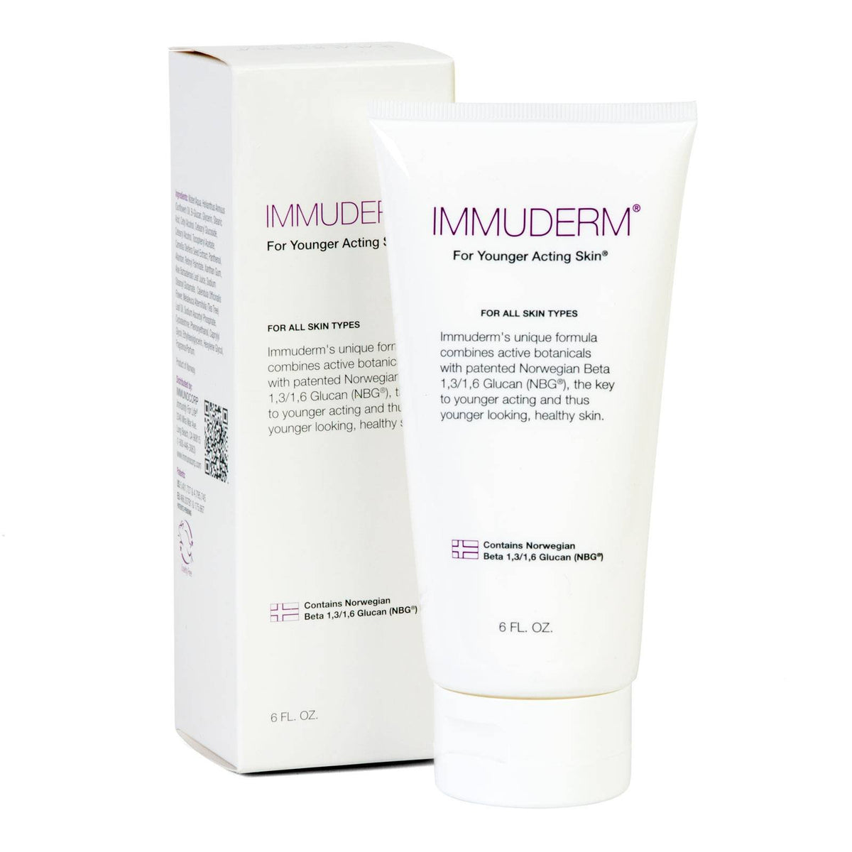 Immuderm crema reparación piel en bote, emoliente para cuidado diario.