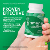 Paquete de 60 cápsulas de Immune Health Basics para consumo de dos meses.