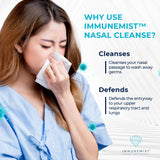 ImmuneMist aplicación nasal fácil de usar en casa.
