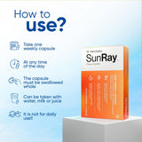 Sunray Immunotec etiqueta y empaque, diseño claro y legible