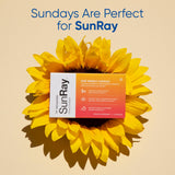 Sunray Immunotec mano tomando cápsula, uso diario práctico