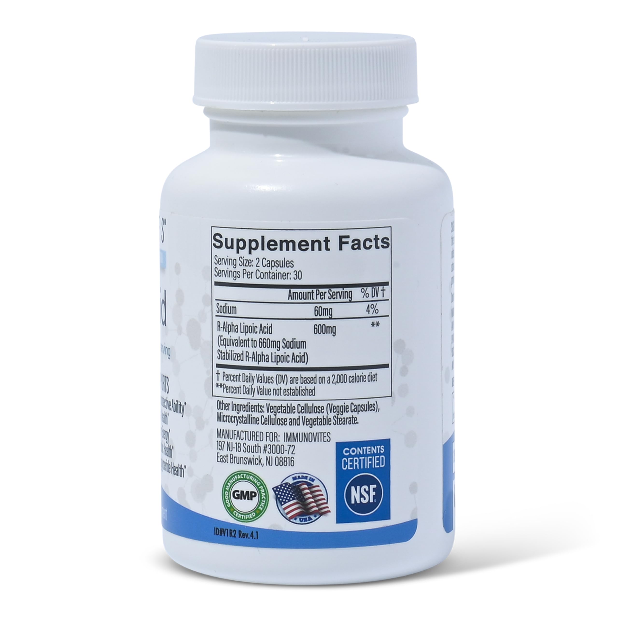 IMMUNOVITES dosis 600 mg porción para consumo diario