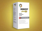 IMMUVIT-PLUS-Q10 botella con ginseng siberiano para apoyo cerebral y vitalidad