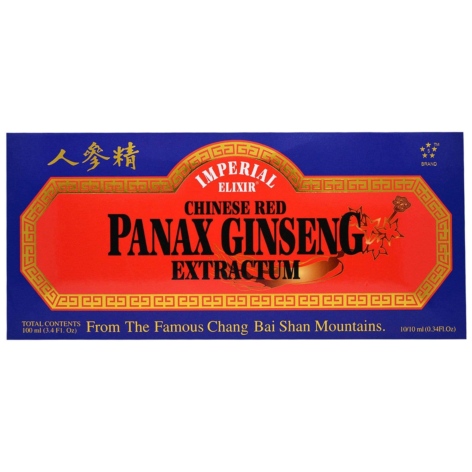 Imperial Elixir: extracto de ginseng chino rojo en botellas de 10 ml para vitalidad diaria