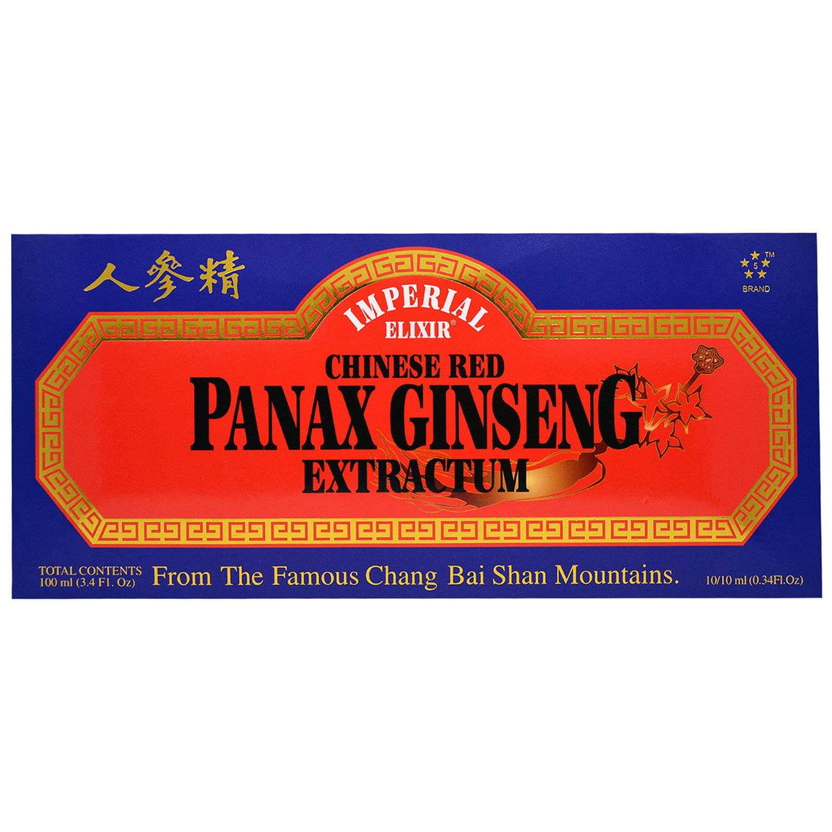 Imperial Elixir: extracto de ginseng chino rojo en botellas de 10 ml para vitalidad diaria