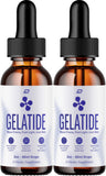 Indelo Gelatide Drops en botella de dos meses para uso diario.