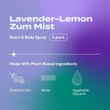 Indigo Wild Zum Mist, uso hogareño, rocía para ambientar salas con lavanda-limón.