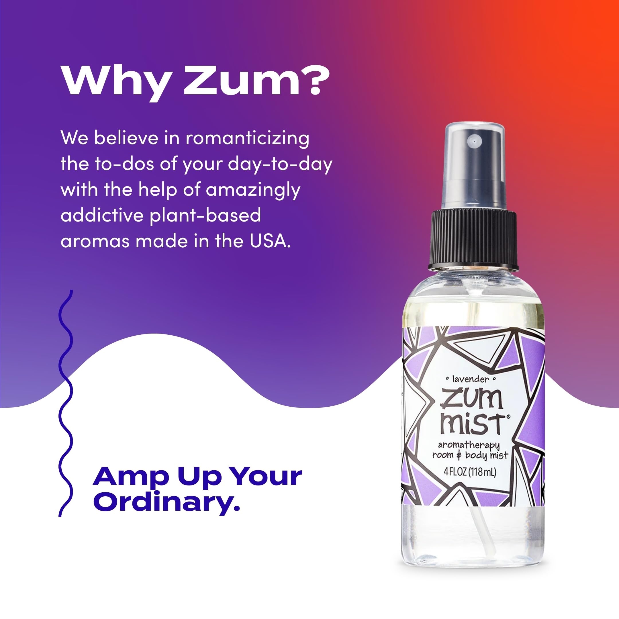 Indigo Wild Zum Mist notas de lavanda para un ambiente calmante