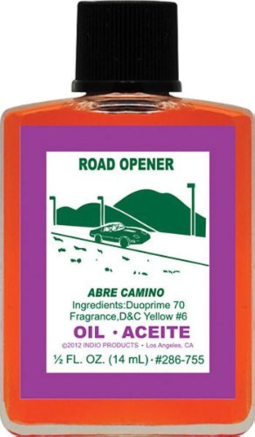 INDIO Aceite Abre Camino, botella, ideal para rituales y abrir caminos con intención