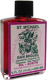 INDIO Santo Miguel aceite, frasco de 15 ml para protección y coraje en rituales.