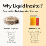INERTIA+ INNERSITOL: sabor naranja natural para una toma agradable.
