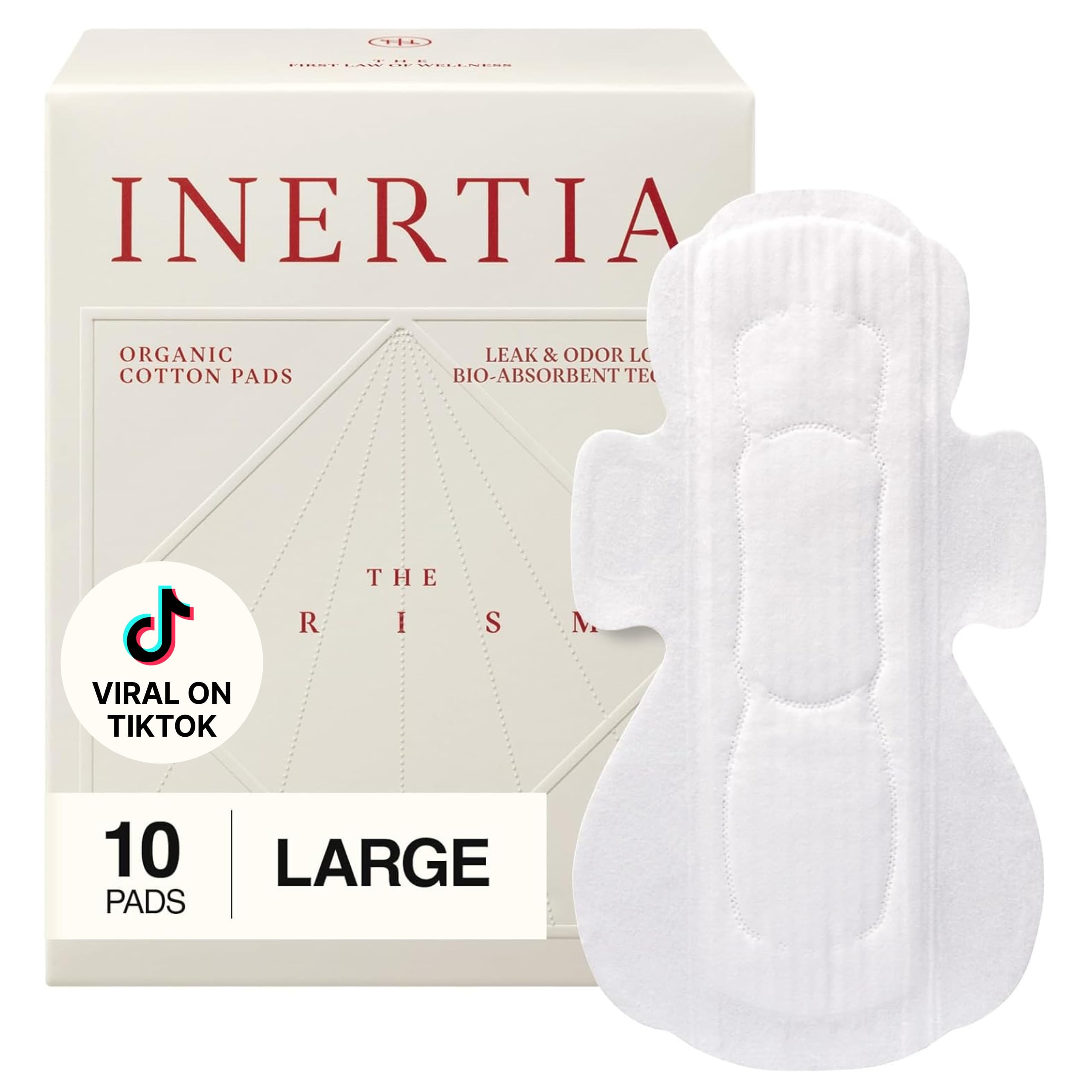 INERTIA Prism White con capa superior de algodon organico para piel suave y transpirable.