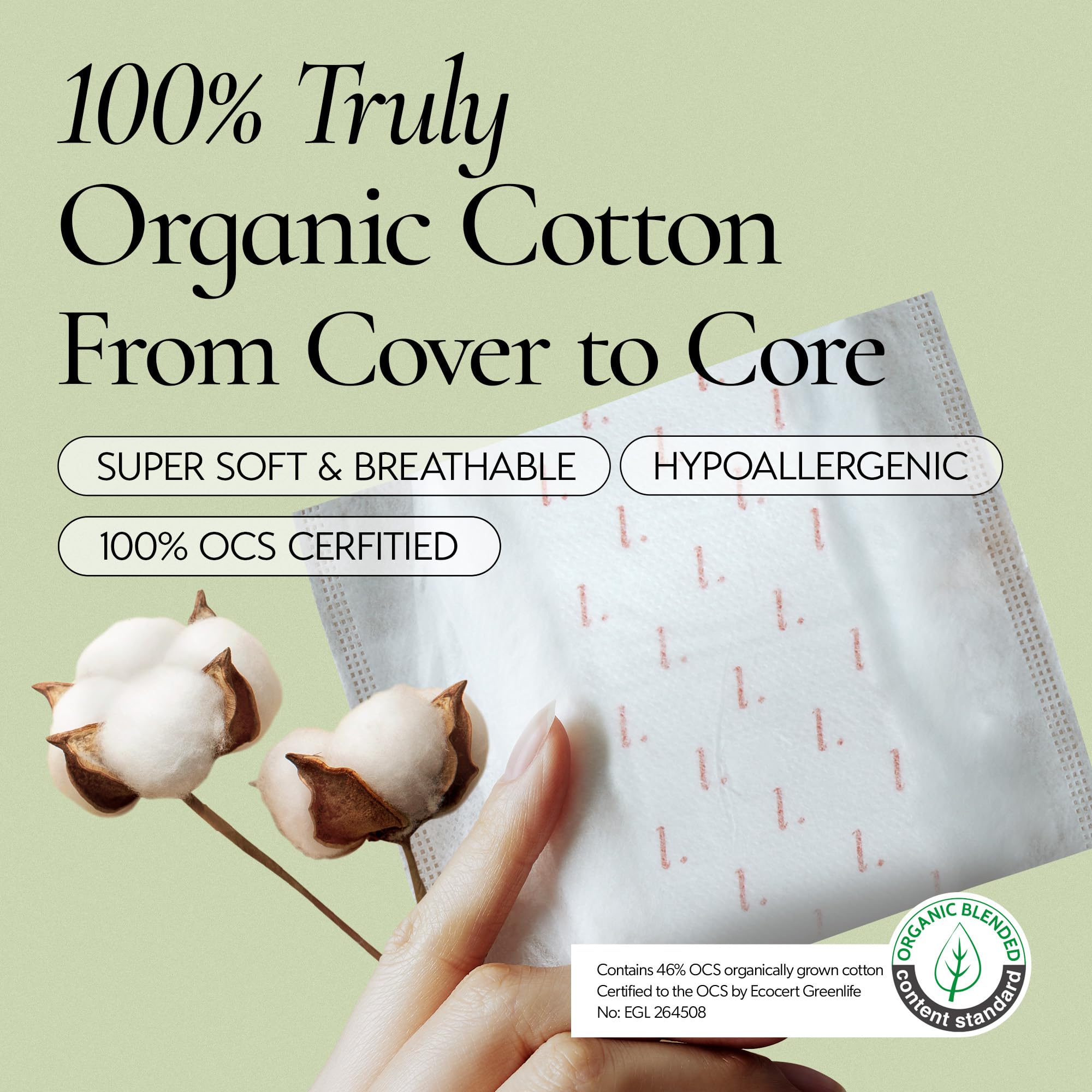 INERTIA Prism White nucleo absorbente Labocell para sequedad duradera.