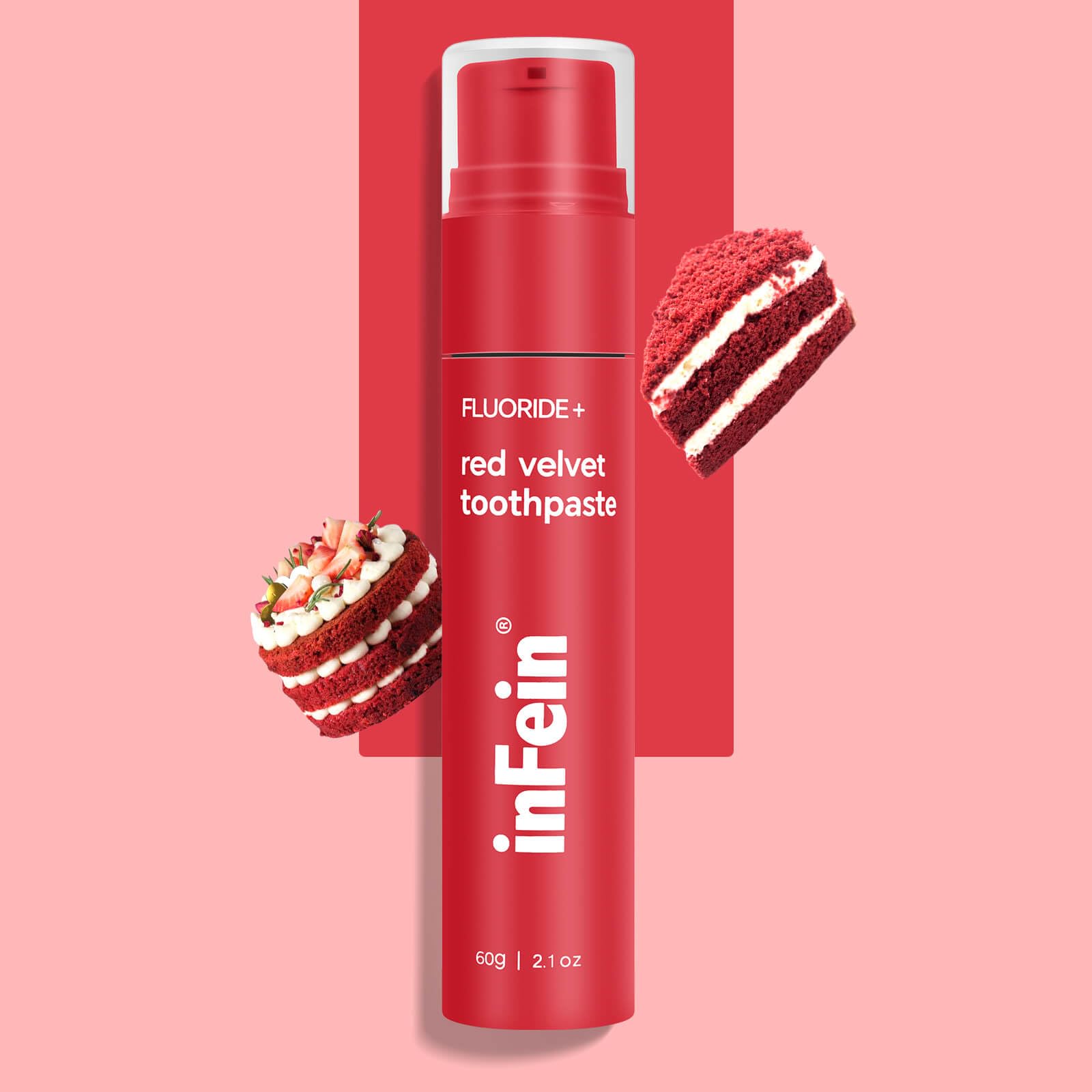inFein Terciopelo Rojo: pasta dental con sabor agradable para cepillado placentero