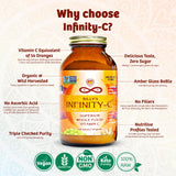 Infinity Greens Infinity-C sabor-citrico: sabor fresco para batidos y yogur diario.