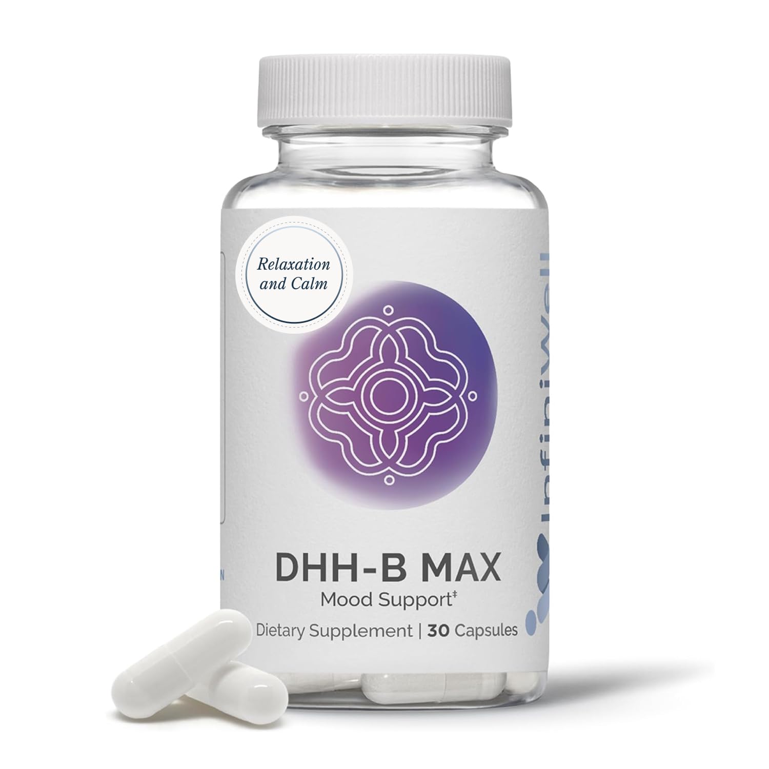 InfiniWell DHH-B Max botella, sensación de calma para el día.