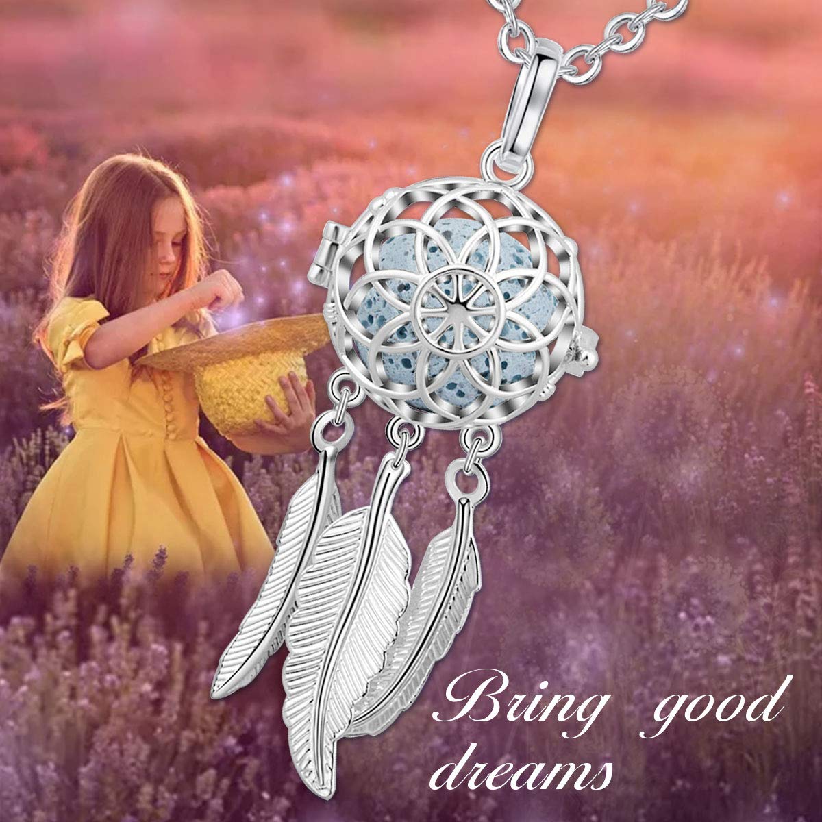 Joyería inspirada en nativa americana INFUSEU Dreamcatcher.