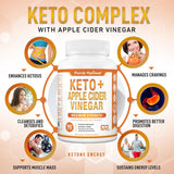 Ingredientes de Purely Optimal Keto BHB ACV para bienestar diario.