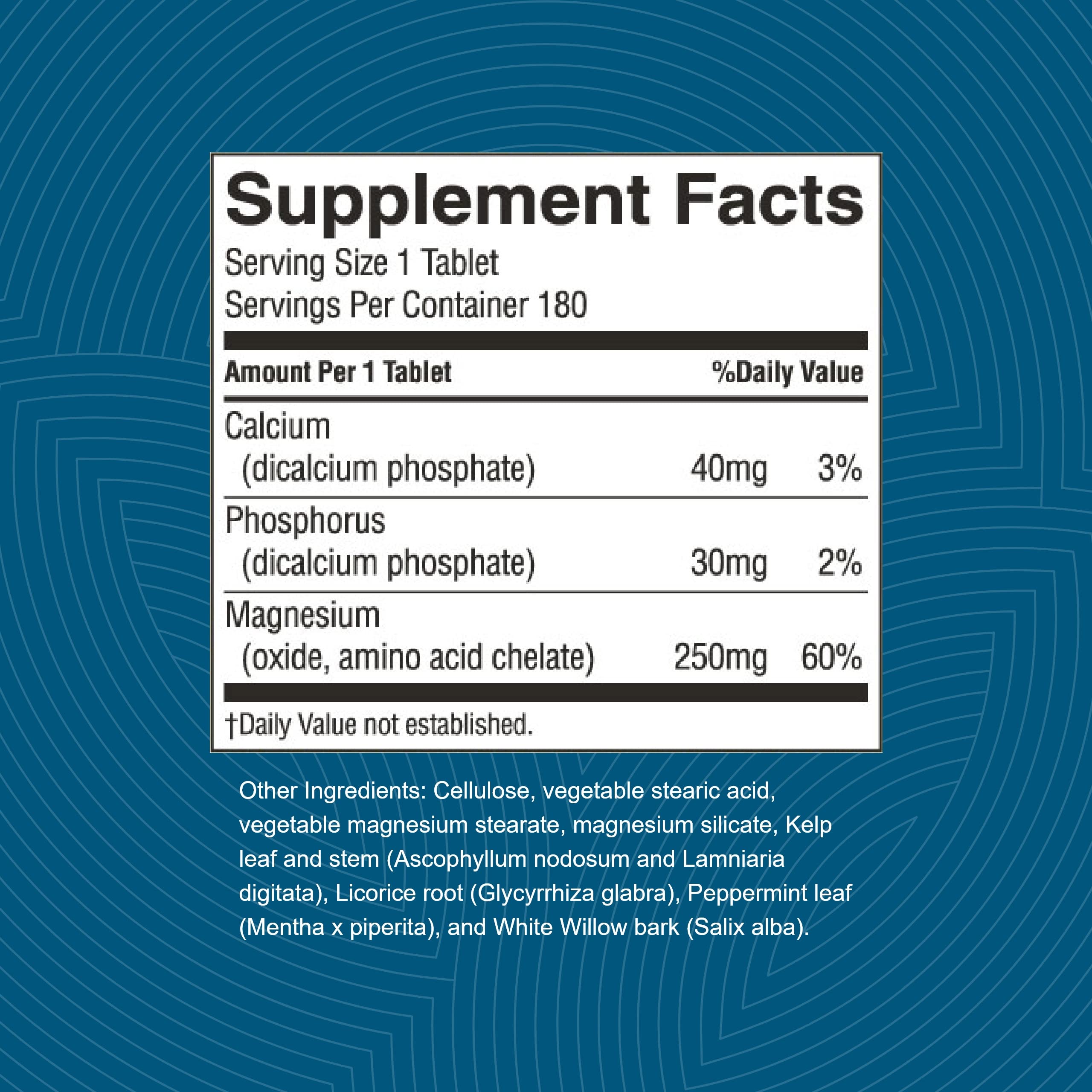 Ingredientes naturales de Nature's Sunshine: regaliz, kelp y menta.