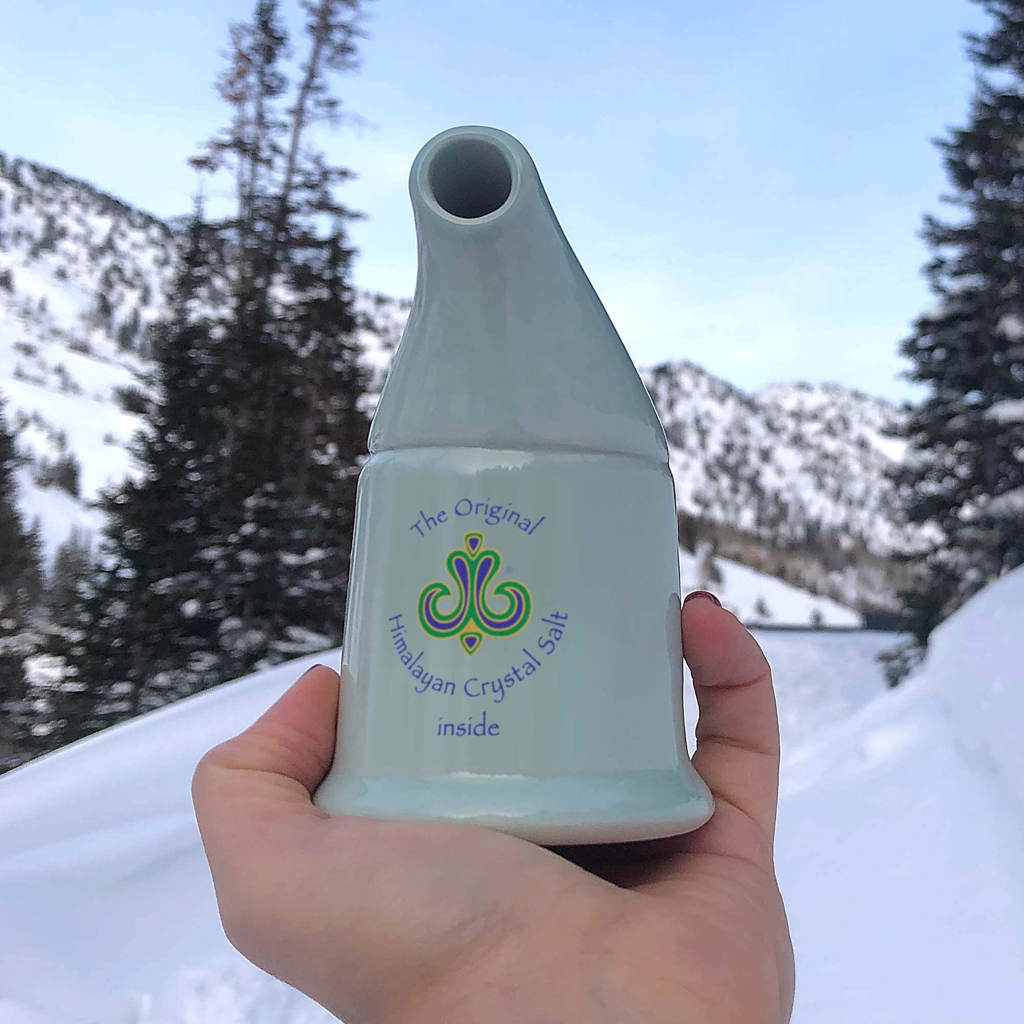 Inhalador sal cristal del Himalaya original, ayuda a la higiene respiratoria.