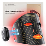 INIA GLOW: máscara de luz roja inalámbrica para uso cómodo en casa