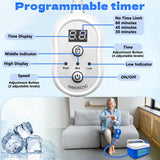 Inmoredo control tiempo programable, ajuste preciso del tratamiento frío.