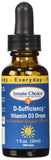 Innate Choice D Suficiencia Vitamina D3 líquida, frasco 1 onza, fácil de dosificar para la rutina diaria.