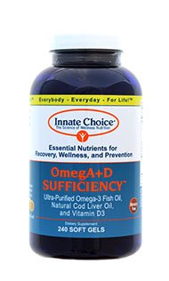 Innate Choice Omega3 cápsulas limón, soporte diario de salud