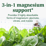 INNATE Magnesium 300 mg: tres formas de magnesio para mejor absorción.