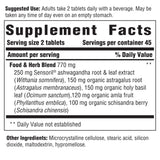 Innate Response Formulas, cápsulas Sensoril Ashwaganda para apoyar la respuesta al estrés.