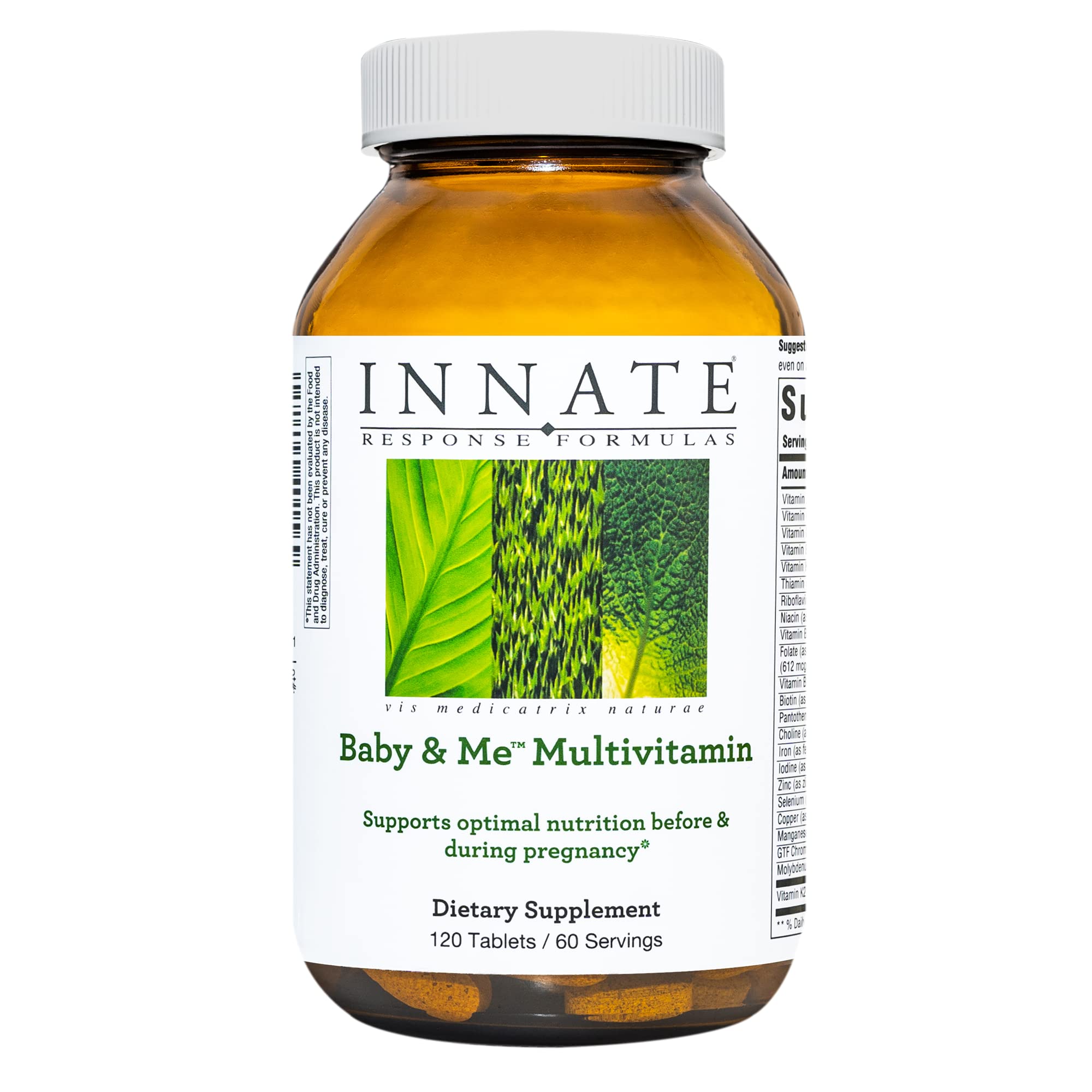 Innate Response Formulas Baby & Me Multivitamin: tabletas para embarazo, nutrición de mamá y bebé