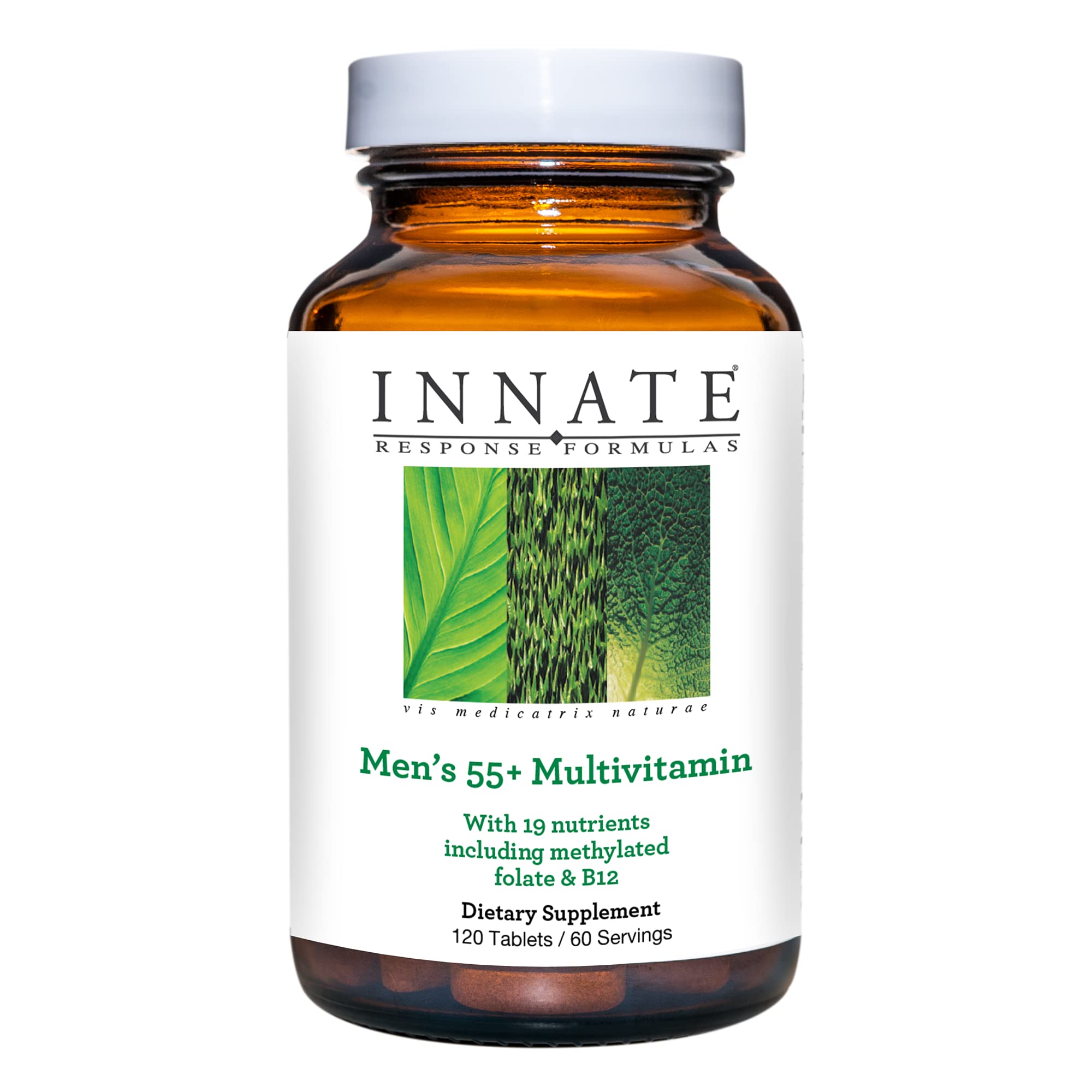 Innate Response Formulas, botella de multivitamínico para hombres 55+, ideal para uso diario