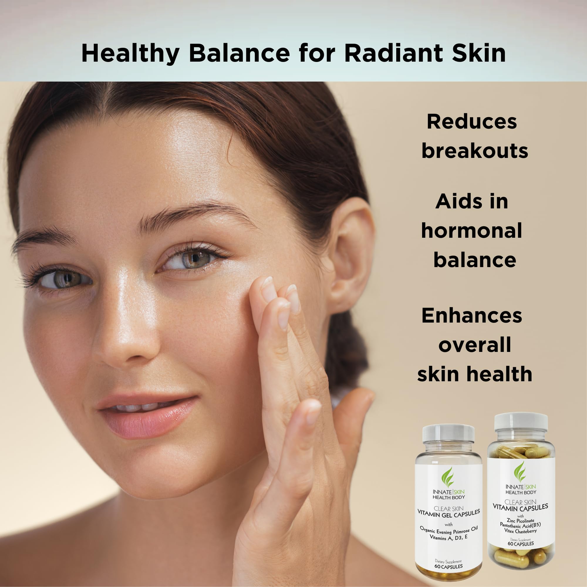Innate Skin dosis diaria: cápsula única lista para consumo diario.