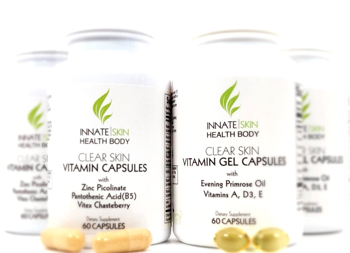 Innate Skin sistema acne cápsulas para apoyo nutricional de la piel