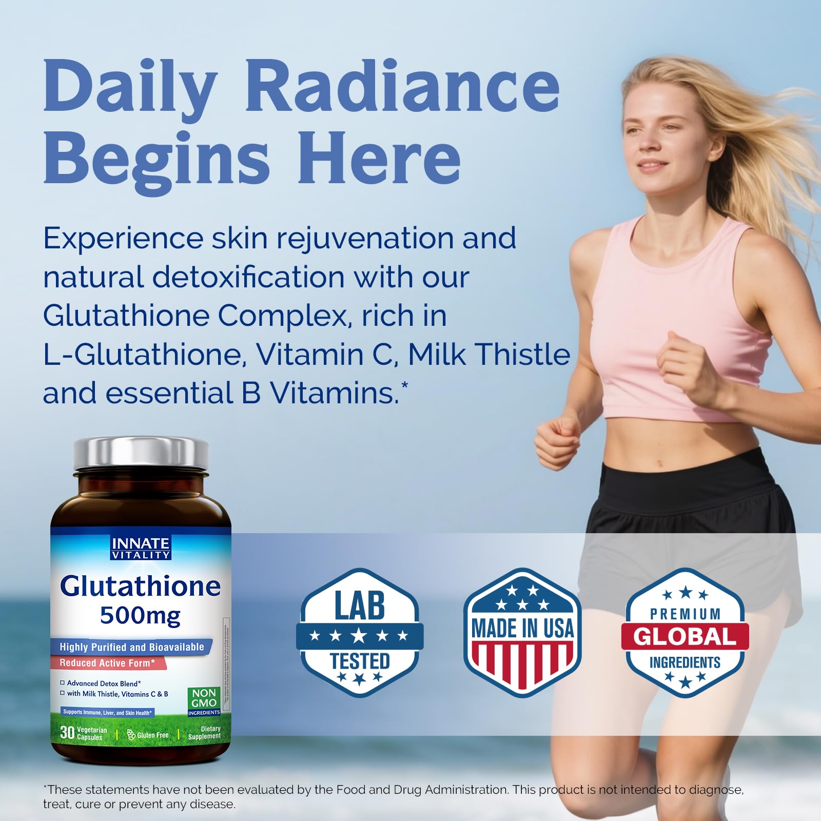 Innate Vitality fabricación GMP en USA para calidad y pureza.