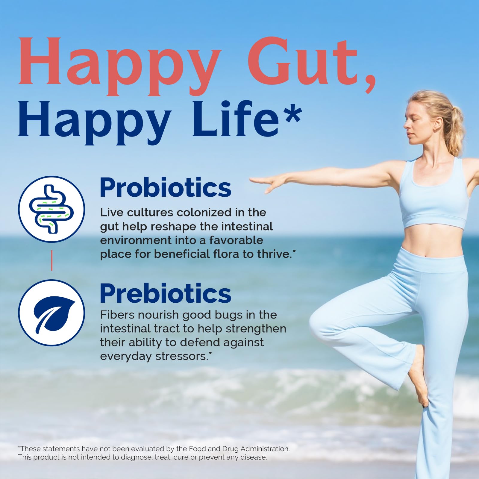 Innate Vitality: prebióticos premium para alimentar bacterias beneficiosas y equilibrio intestinal.