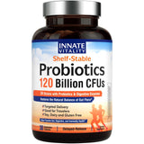 Probióticos Innate Vitality: botella con cápsulas para apoyo digestivo