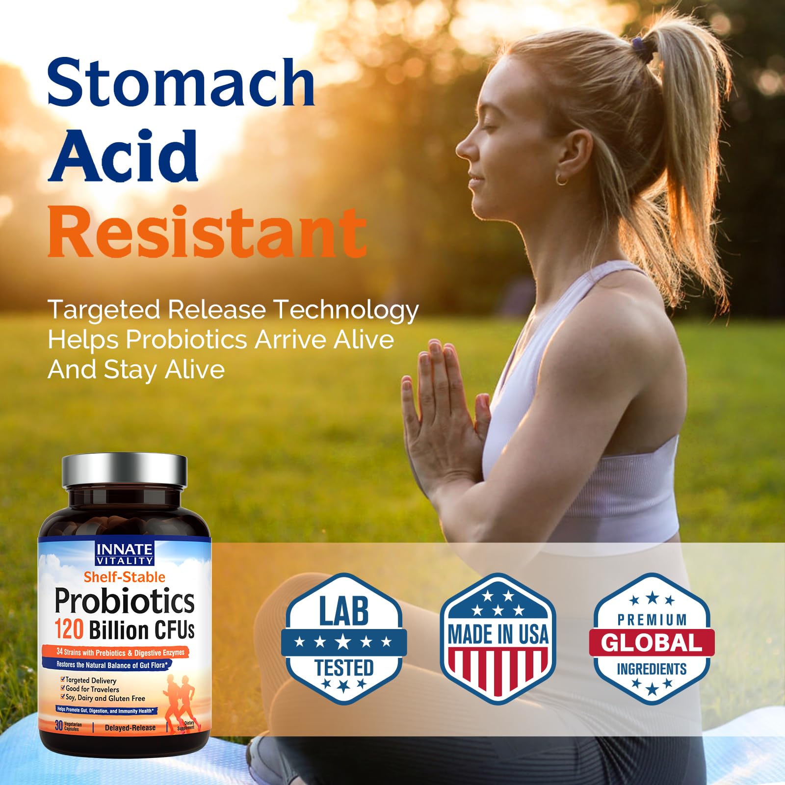 Innate Vitality Probiotics: fórmula libre de alérgenos para varias dietas