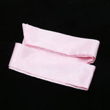 INNEDYOUMM mascarilla ocular satinada rosa facilita un descanso relajante durante vuelos