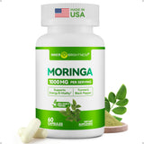 Cápsulas de Moringa Inner Brightness en bote para energía natural