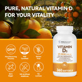 Inner Brightness Vitamina D3, uso diario recomendado tras la comida.