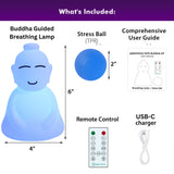 INNER TRUTH Buddha Kit guia de meditacion para oficina y hogar.