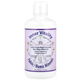 Inner Vitality Morningstar Minerals, botella vertiendo, apoyo a la vitalidad diaria