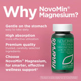 INNERVISNUTRITION Magnesio glicinato premium: cápsulas fáciles de tragar para uso diario