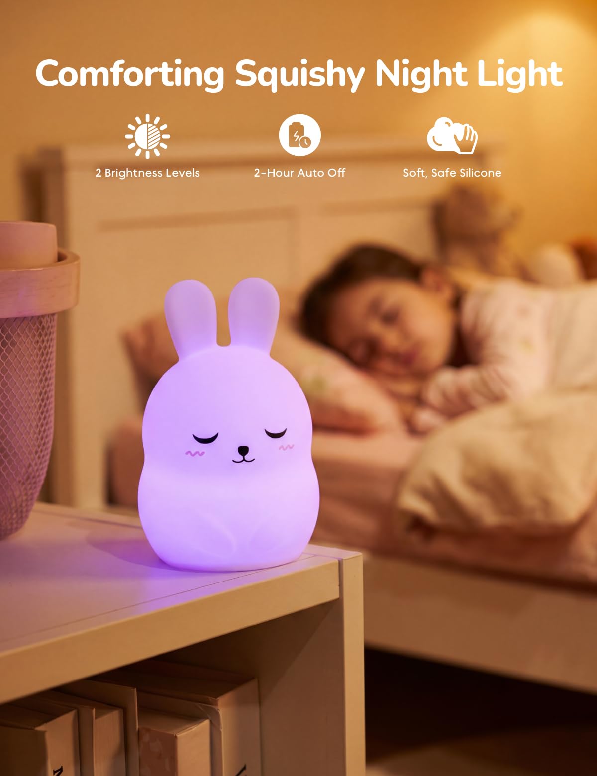 InnoCity Breathing Pal Bonnie, mejora la rutina nocturna en el dormitorio.