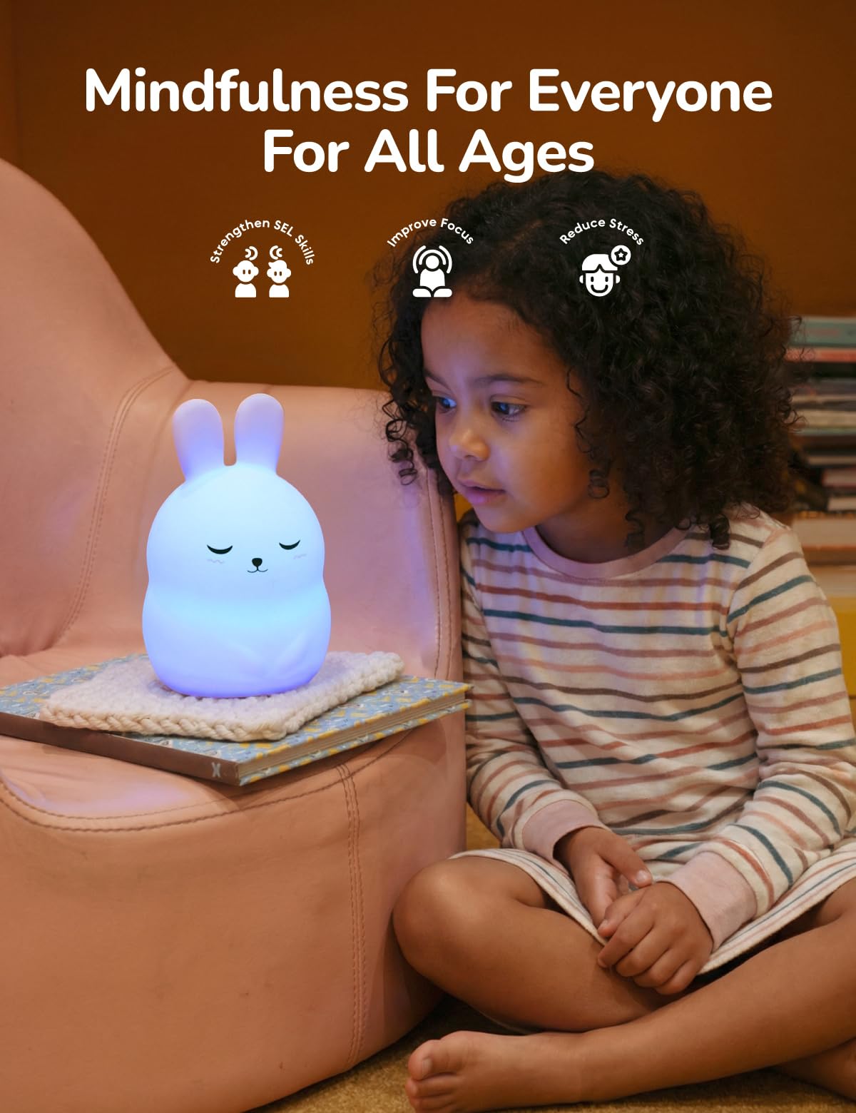 InnoCity Breathing Pal Bonnie, ejercicios de respiración guiados fáciles de seguir.