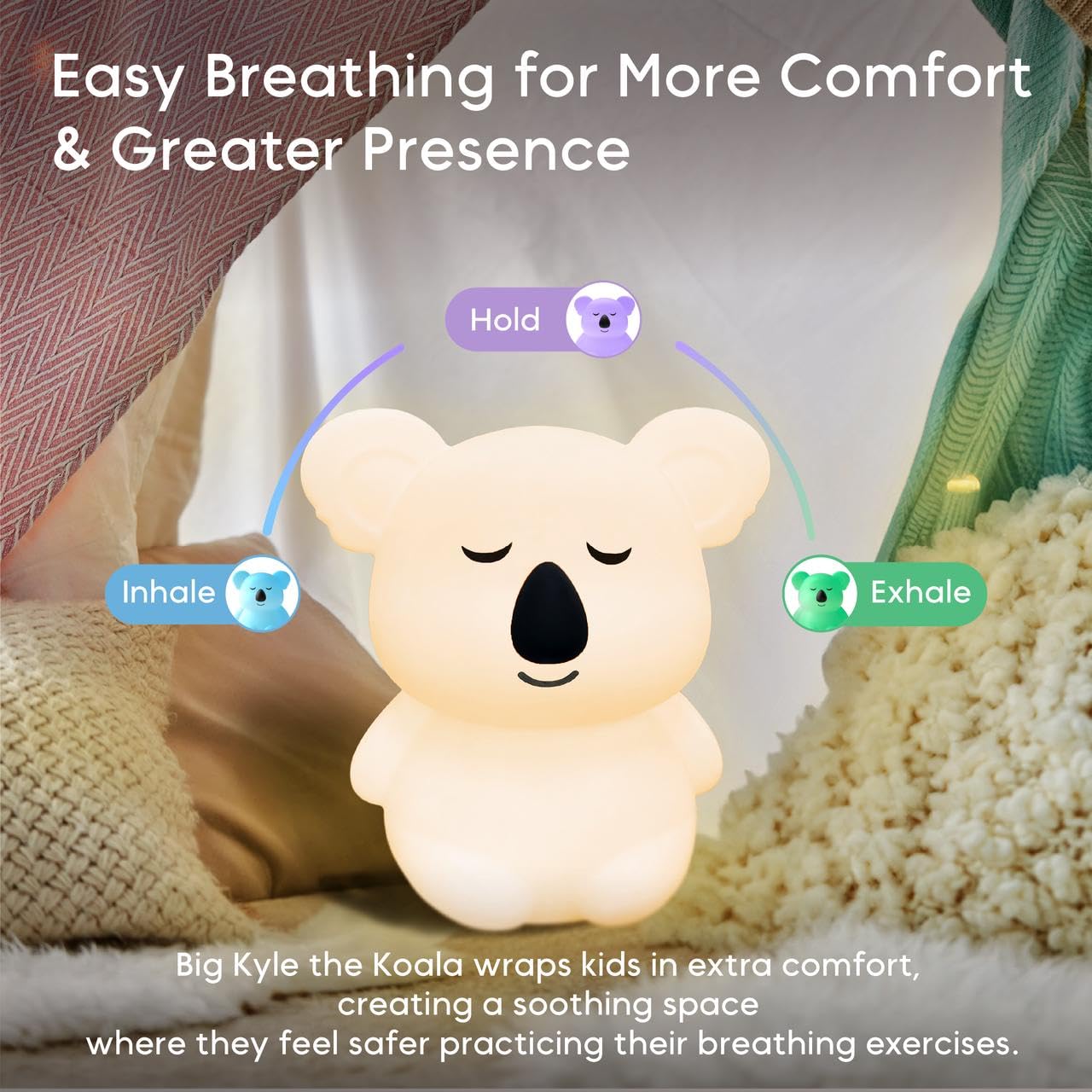 InnoCity Breathing Pal Plus Kyle: ayuda a gestionar la ansiedad con ejercicios simples.