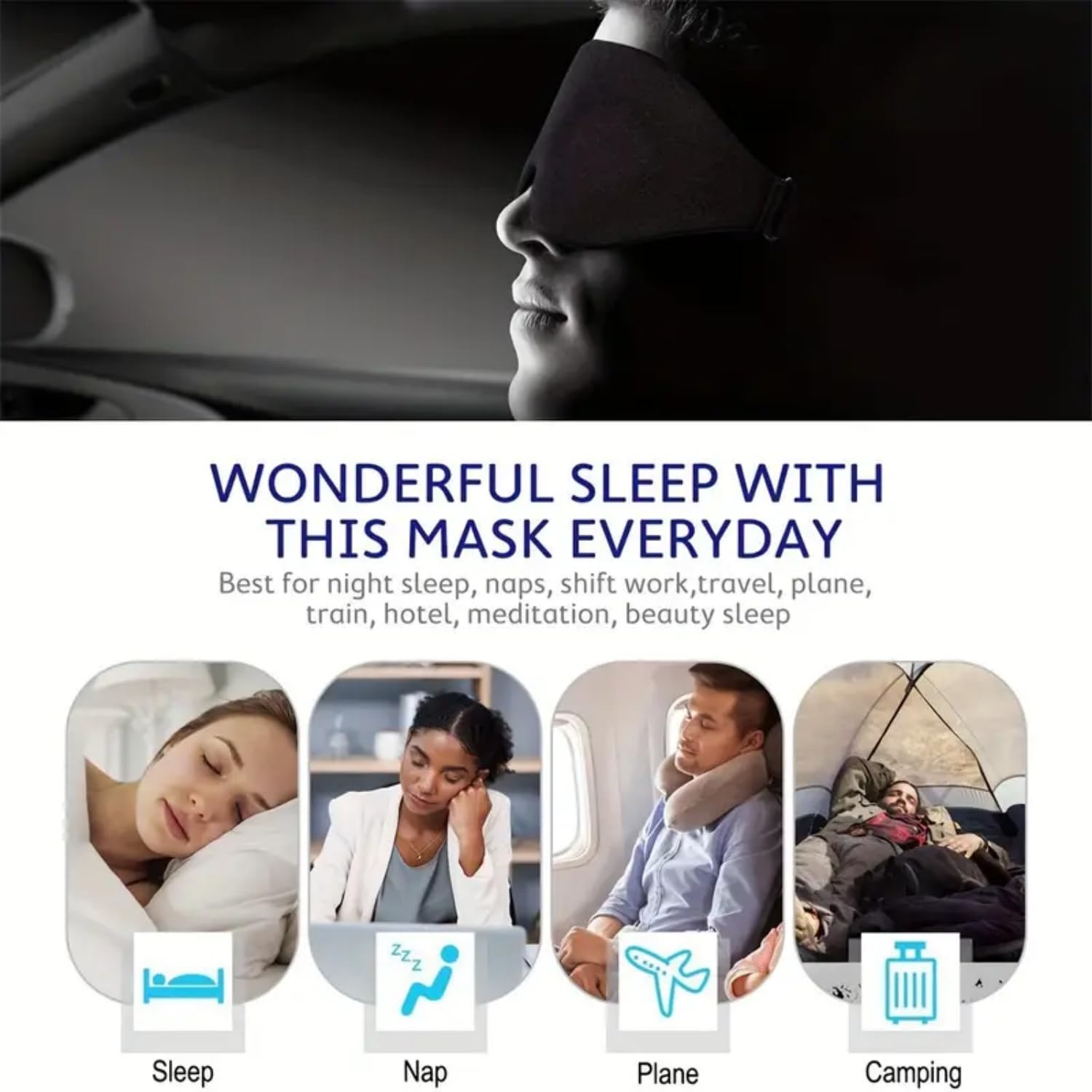 Innoflyx máscara regalo ideal, regalo práctico para mejorar la noche