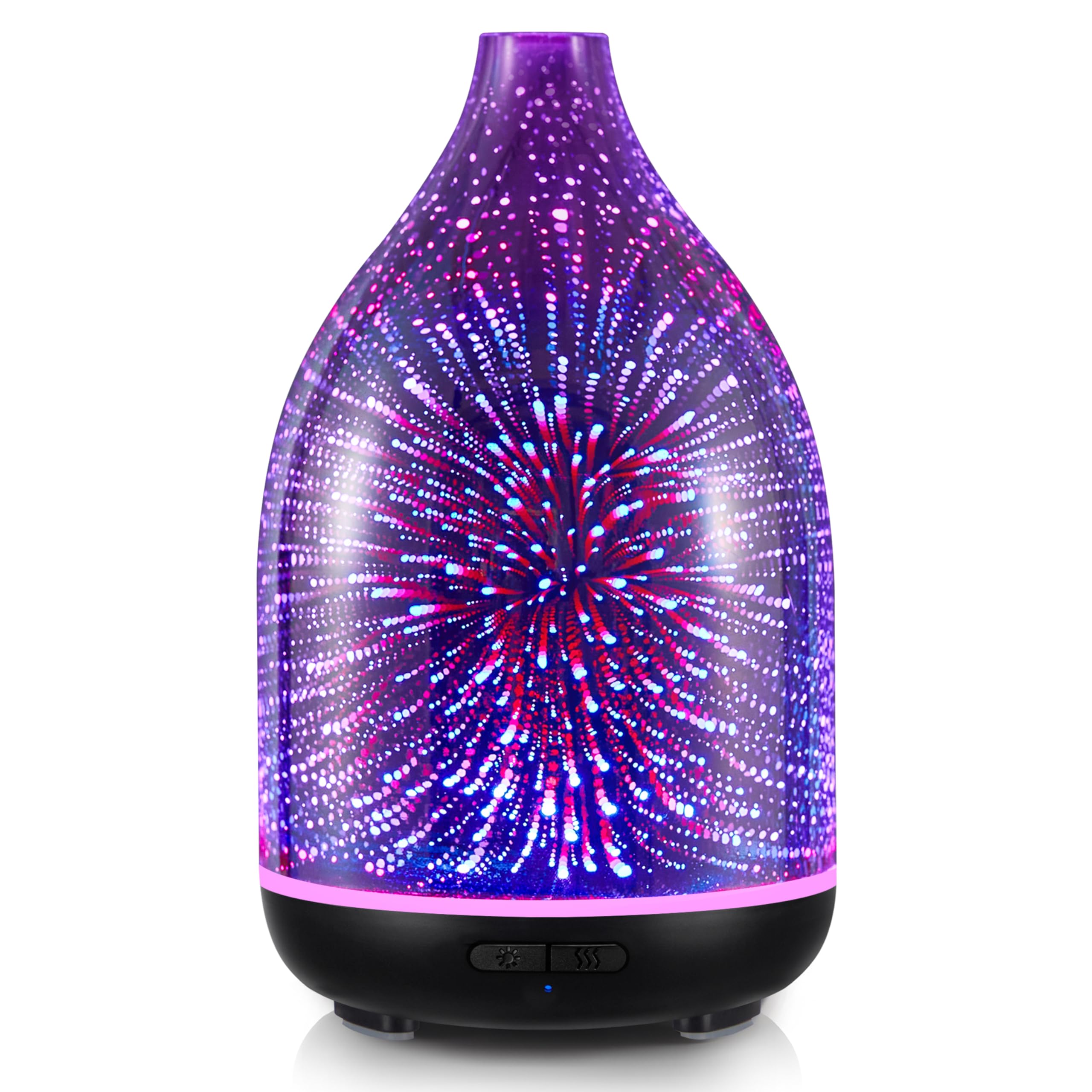 InnoGear difusor de aceite 150ml en primer plano, elegante diseño artesanal para relajación.