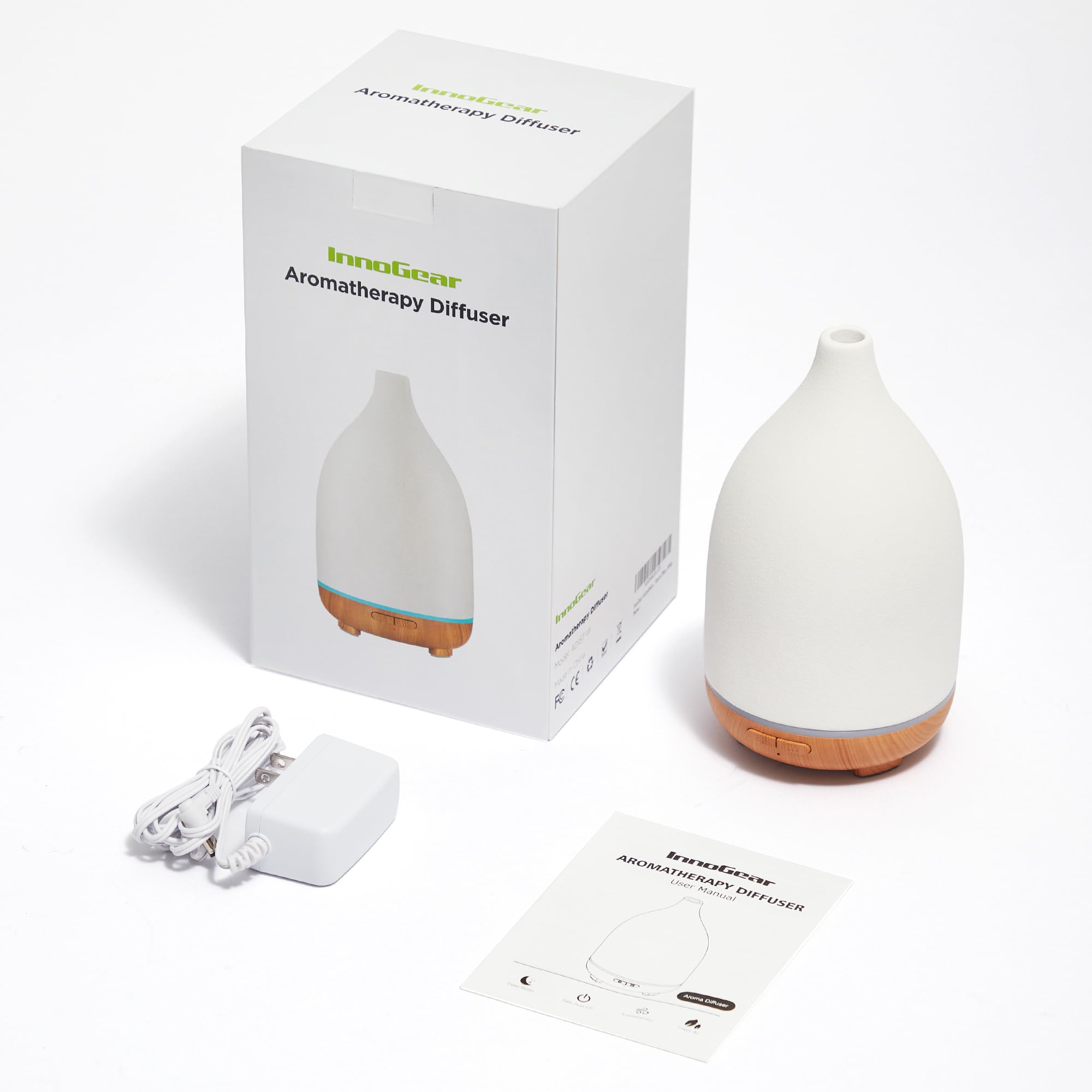 Difusor InnoGear cerámico 150 ml funcionamiento silencioso y estable